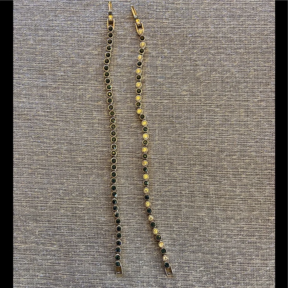 Set of 2 Crystal 8” bracelets - Picture 3 of 3